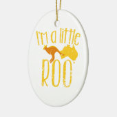 Ik ben een leuke baby kraamontwerper. keramisch ornament (Links)