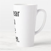 Ik ben een leuke rare karen meme latte mok (Rechts)