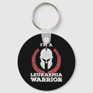 Ik ben een Leukemia Warrior Leukemia Awareness Sleutelhanger