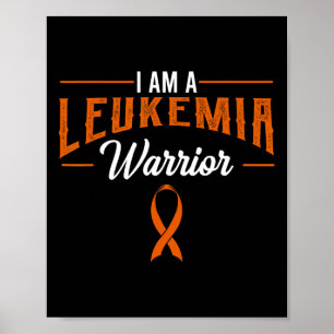 Ik ben een leukemie-aanhanger van bloedkanker poster