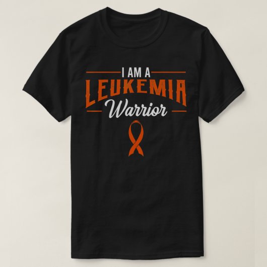 Ik ben een leukemie-aanhanger van bloedkanker t-shirt (Design voorkant)