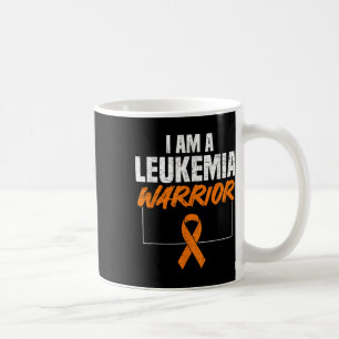 Ik ben een Leukemie Krijger Bewustzijn Oranje Lint Koffiemok