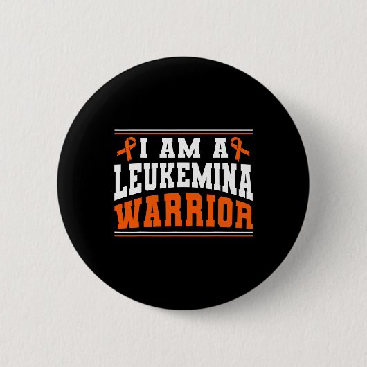 Ik ben een leukemie krijger overlevende van bloedk ronde button 5,7 cm (Voorkant)