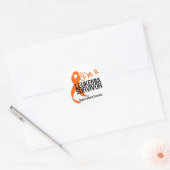 Ik ben een Leukemie Survivor Ronde Sticker (Envelop)