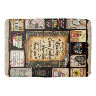 Ik ben een lezer, Boek Lover Blanket, Badmat