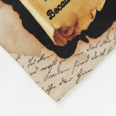 Ik ben een lezer, Boek Lover Blanket, Fleece Deken (Hoek)