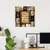 Ik ben een lezer, Boek Lover Blanket, Poster (Thuiskantoor)