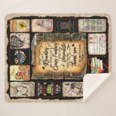 Ik ben een lezer, Boek Lover Blanket, Sherpa Deken (Voorkant (horizontaal))