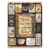 Ik ben een lezer, Boek Lover Blanket, Tafelkleed (Voorkant)