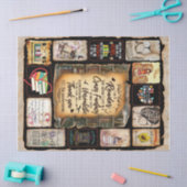 Ik ben een lezer die betekent dat ik in een gekke  tissuepapier (Craft)