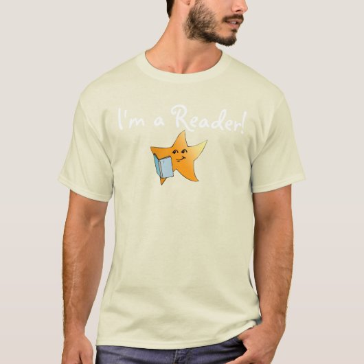 Ik ben een lezer t-shirt (Voorkant)