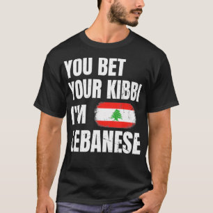 Ik ben een libanese prijsopgave voor een Proud. T-shirt
