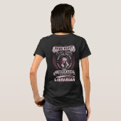 Ik ben een Librarian grappig T-shirt (Achterkant volledig)