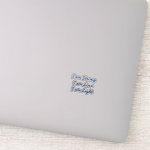 Ik ben een lichtdoorschijnende sticker