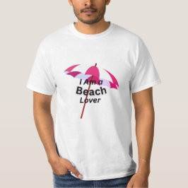 Ik ben een liefhebber van het strand t-shirt