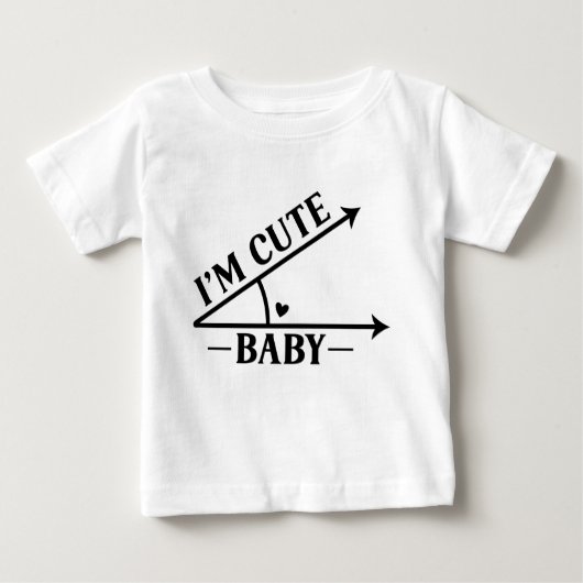 Ik ben een Lieve Baby Grappige Baby T-shirts (Voorkant)