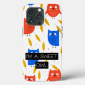 Ik ben een lieve Uil Case-Mate iPhone Case (Achterkant)