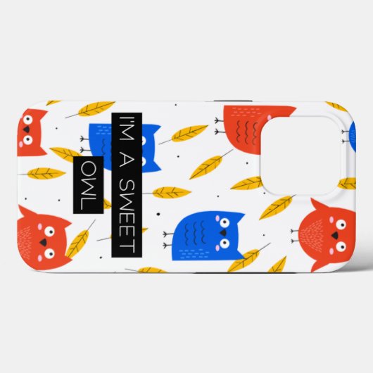 Ik ben een lieve Uil Case-Mate iPhone Case (Achterkant (horizontaal))