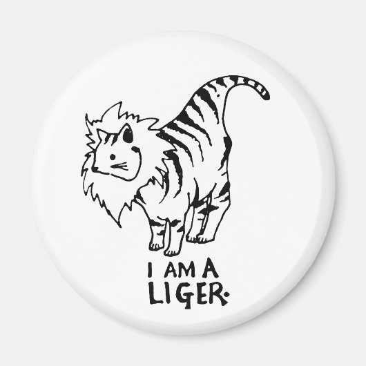 Ik ben een liger magneet (Voorkant)