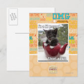 Ik ben een lil repot briefkaart (Voorkant / Achterkant)