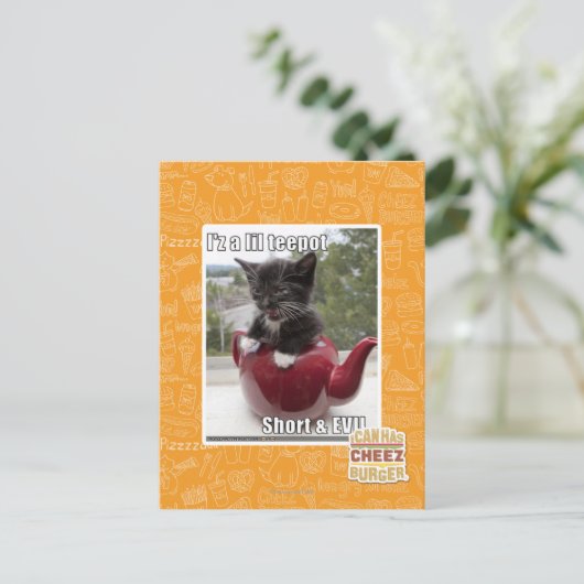 Ik ben een lil repot briefkaart (Staand voorkant)