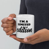 Ik ben een limited edition vet en script bevestigi koffiemok