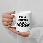 Ik ben een limited edition vet en script bevestigi koffiemok