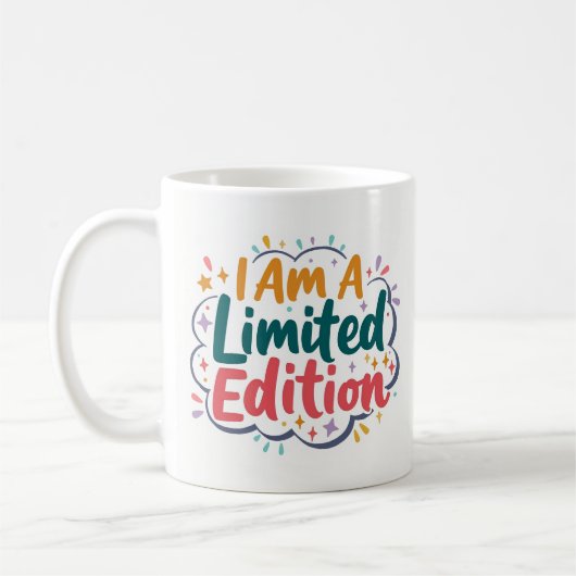 Ik Ben een Limited-Edition Zelfvertrouwen Mok (Links)