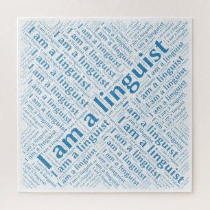 Ik ben een linguïstische puzzel legpuzzel
