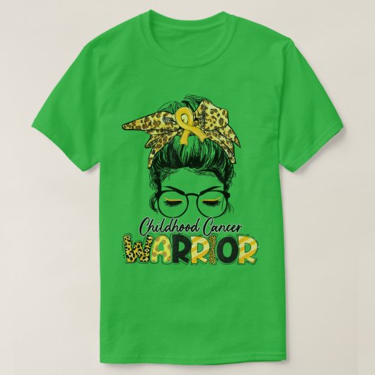 Ik ben een lint voor kinderkanker t-shirt (Design voorkant)