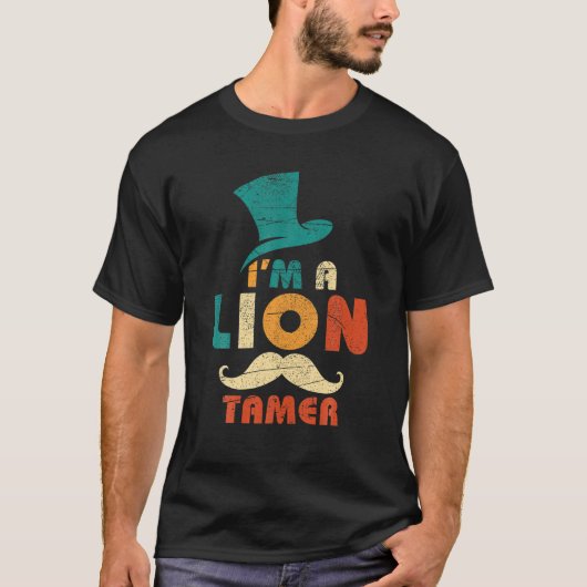 Ik ben een Lion Tamer Costume T-shirt (Voorkant)