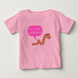 Ik ben een Little Wiggle Worm Baby T-shirt