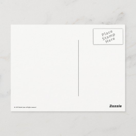 Ik ben een Llama Briefkaart (Achterkant)