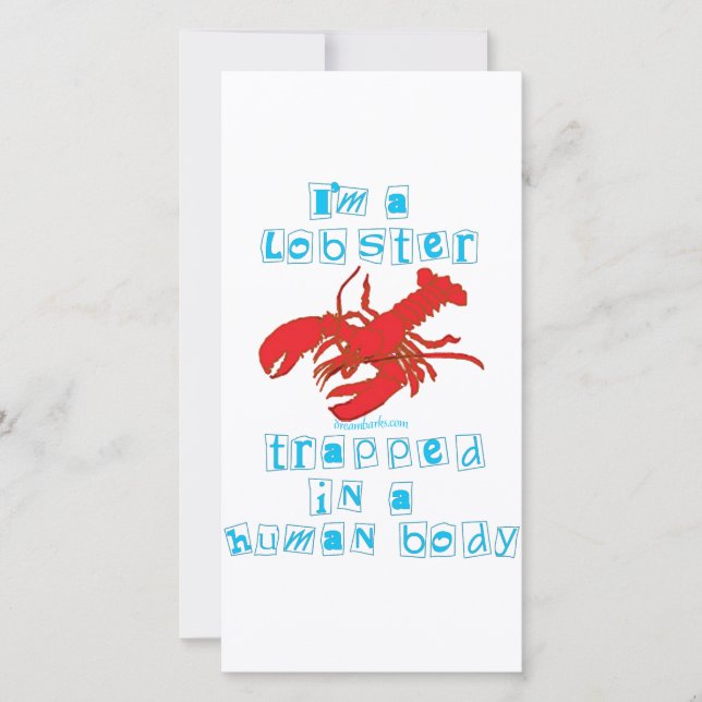 Ik ben een Lobster (Voorkant)