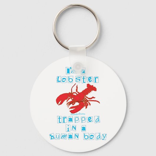 Ik ben een Lobster Sleutelhanger (Voorkant)
