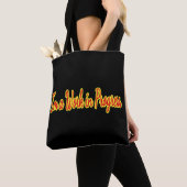 Ik ben een lopend werk tote bag (Dichtbij)
