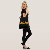 Ik ben een lopend werk tote bag (Op model)