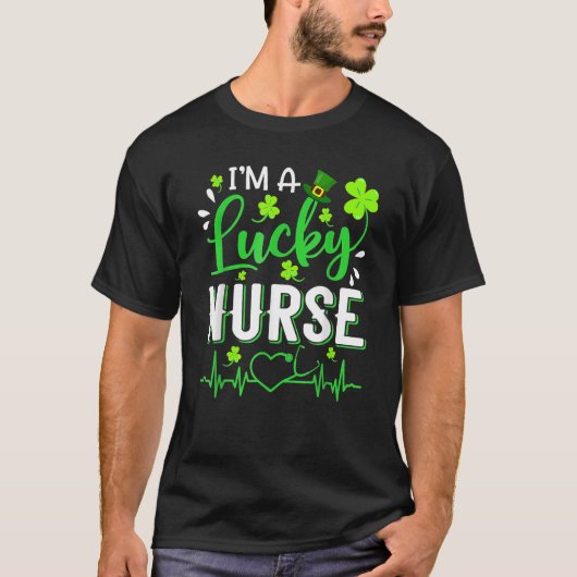 Ik ben een Lucky Nurse Shamrock Top Hat St Patrick (Voorkant)