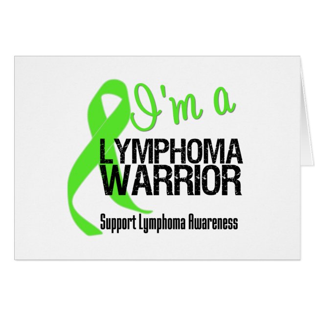 Ik ben een Lymphoma Warrior (Voorkant Horizontaal)