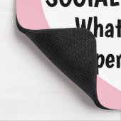 Ik ben een maatschappelijk werker die je supermach muismat (Hoek)