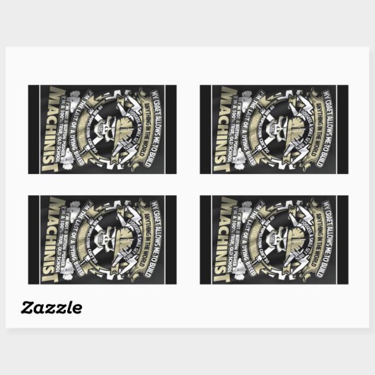 Ik ben een Machinist Sticker (Vel)