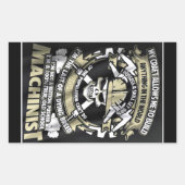 Ik ben een Machinist Sticker (Voorkant)