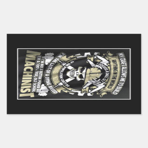 Ik ben een Machinist Sticker