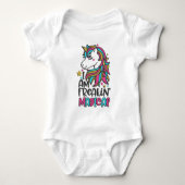 Ik ben een magisch eenhoorn baby body romper (Voorkant)