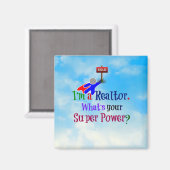 Ik ben een makelaar - Humor Magneet (Voorkant / Achterkant)