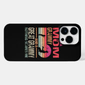 Ik ben een mam en een geweldige grammy. iPhone hoesje (Achterkant horizontaal)