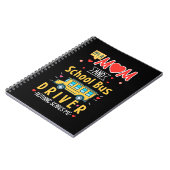 Ik ben een mam- en schoolbuschauffeur notitieboek (Linkerzijde)