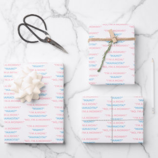 "Ik ben een mama"-Cadeaupapier – Love Island Inpakpapier Vel