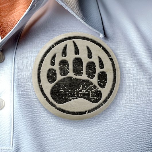 Ik ben een MAMA GRIZZLY Ronde Button 5,7 Cm