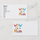 Ik ben een mama T-shirts en GIfts Contactkaartje (Voorkant / Achterkant)